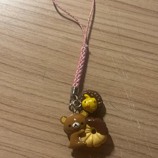 [BUNJANG] Rilakkuma Donut Keyi Strap / 리락쿠마 도넛키이 스트랩