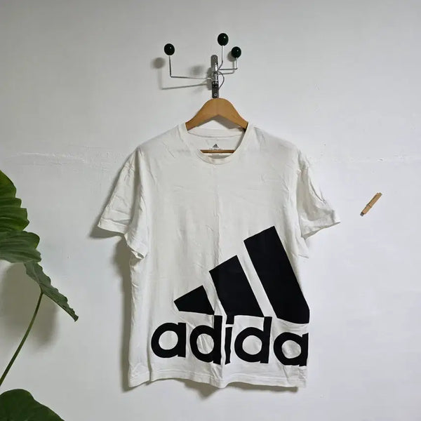 [BUNJANG] Adidas Short-Sleeve T-Shirt White 2XL / 아디다스 반팔 티셔츠 화이트 2XL