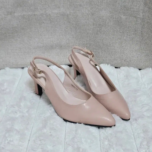 [BUNJANG] Pink Slingback Heels (225) / 새상품 핑크 슬링백 구두 225