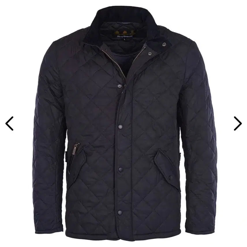 [BUNJANG] Barbour Men's Chelsea Sports Quilted Jacket Black S / 바버 남성 첼시 스포츠 퀼팅 자켓( MQU0006) 블랙 S(남자100)