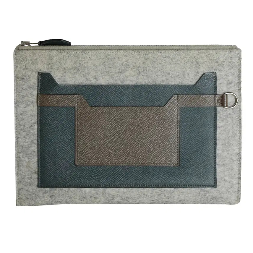 [BUNJANG] Hermès Toile Sellier Clutch Bag MM / MM에르메스 투두 클러치백