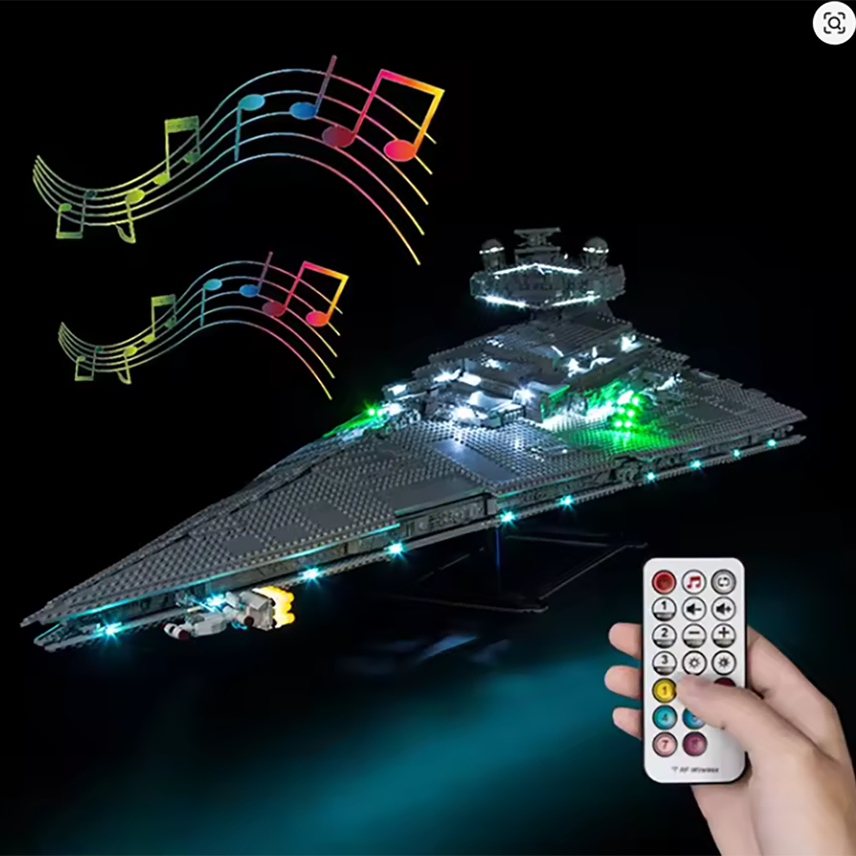 [BUNJANG] LEGO 75252 Star Destroyer Exclusive Lighting LED Light Kit RC Sound Version / 레고 75252 스타디스트로이어 전용 조명 LED 라이트 리모컨 사운드