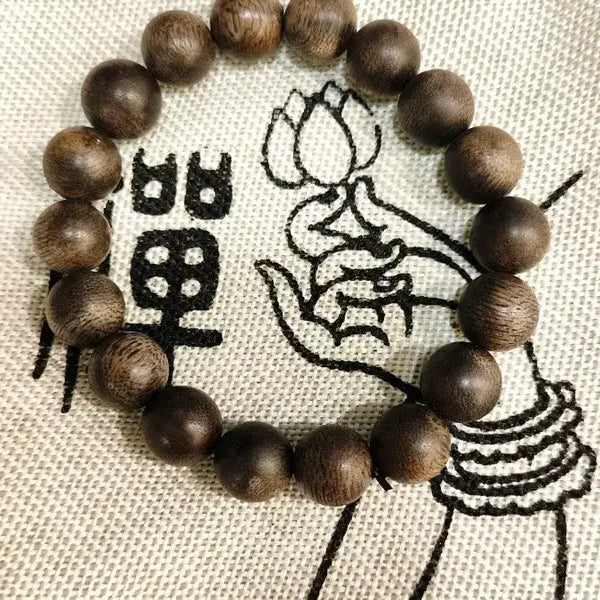 [BUNJANG] Nha Trang Agarwood (Agarwood) 10mm Bracelet / 베트남  고급 야쨩 백키난/기난 진향/침향 10mm18주