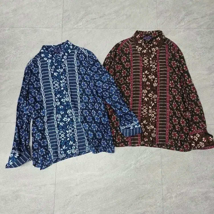 [BUNJANG] Anna Sui Silk Blend Floral Long Sleeve Blouse Shirt / [국내정품] 안나수이 실크 혼방 플로럴 블라우스 셔츠 (88)