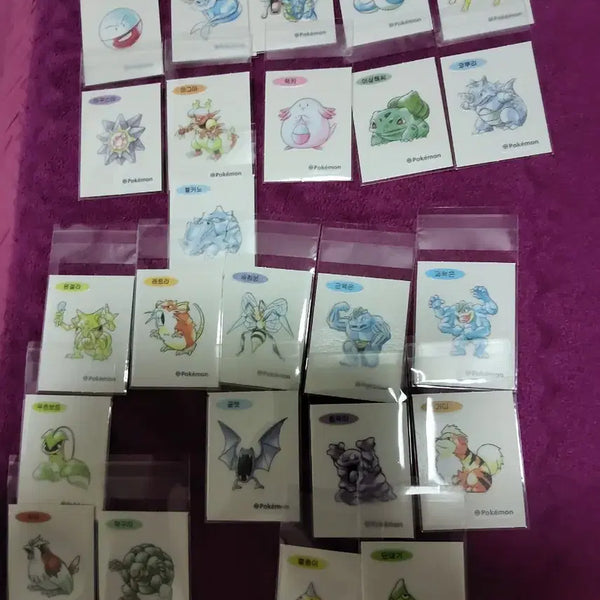 [BUNJANG] Pokemon Stickers Bundle / 포켓몬 띠부씰 신상 예약중