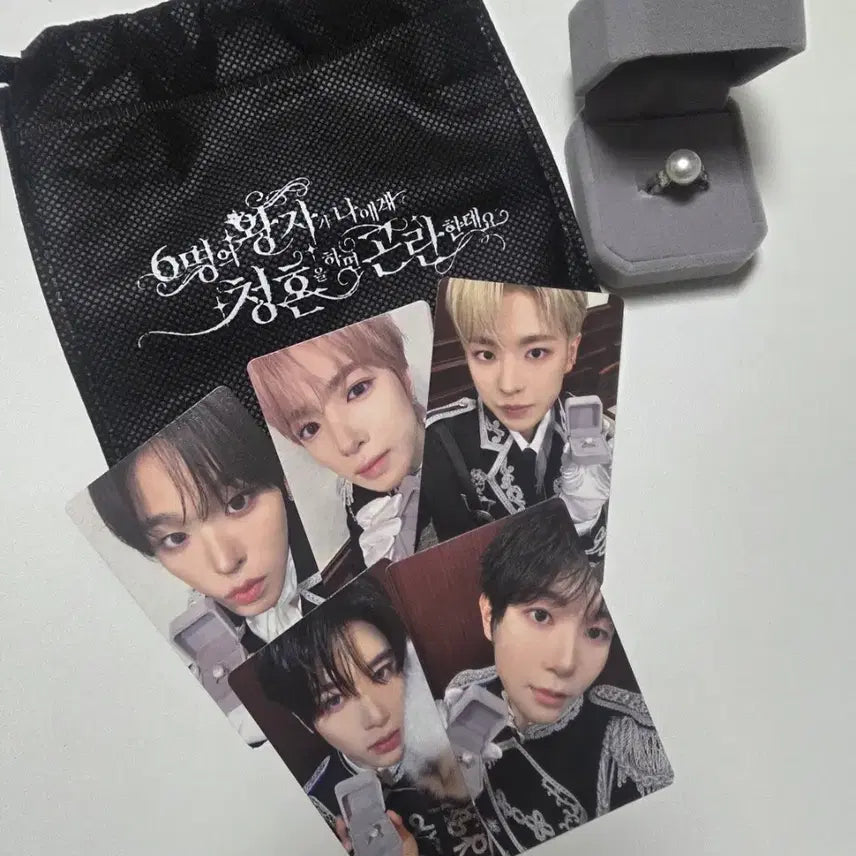 [BUNJANG] NCT WISH Fan Meeting Entry Gift Photocard & Ring Bundle Set / 엔시티위시 팬미팅 입장선물 반지 포카 세트 일괄