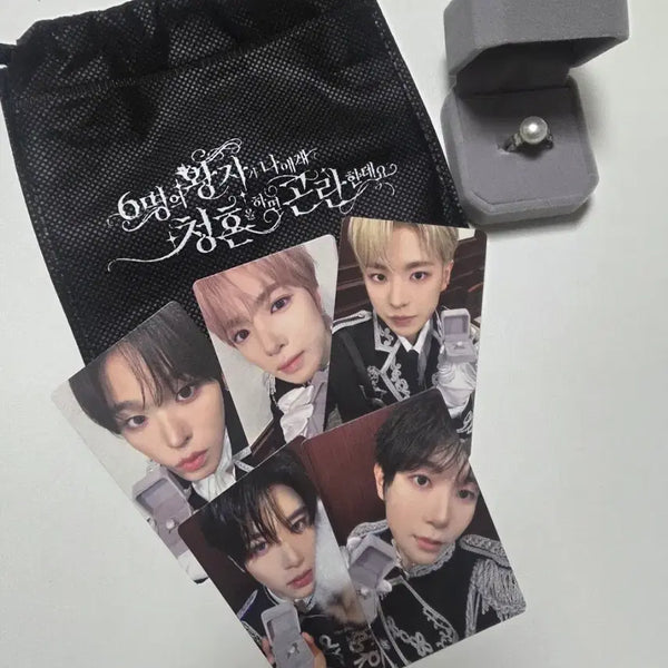 [BUNJANG] NCT WISH Fan Meeting Entry Gift Photocard & Ring Bundle Set / 엔시티위시 팬미팅 입장선물 반지 포카 세트 일괄