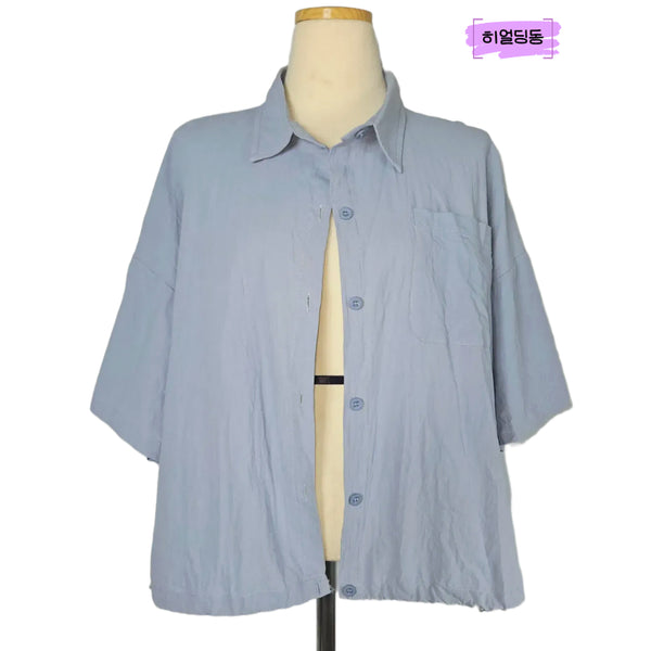 [BUNJANG] Summer String Shirt Jacket XL / 딩동 :) 여름세일/XL/스트링 여름셔츠 겸 여름자켓_23