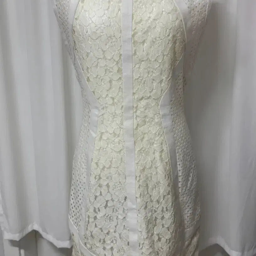 [BUNJANG] DEWL Lace Dress White / [새상품] DEWL 듀엘 레이스 원피스 화이트