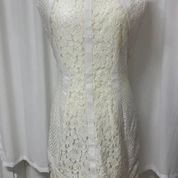 [BUNJANG] DEWL Lace Dress White / [새상품] DEWL 듀엘 레이스 원피스 화이트