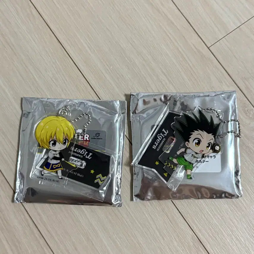 [BUNJANG] Hunter x Hunter x Hanshin Tigers Collaboration Acrylic Keychain - Gon & Kurapika / 헌터x헌터 아크릴 키링 한신타이거즈 콜라보 크라피카 곤