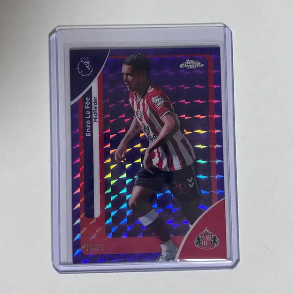 [BUNJANG] Sunderland Enzo Le Fée Midfielder Purple Card 35/75 Limited Edition / 선덜랜드 엔조 르 페 미드필더 퍼플 카드 35/75 한정