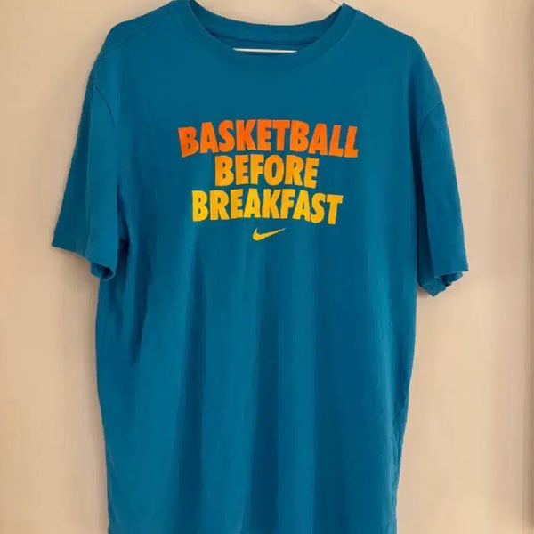 [BUNJANG] Nike Dri-FIT Basketball T-Shirt Blue Size L / 나이키 드라이핏 농구 반팔 티 L