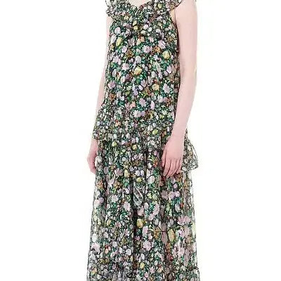 [BUNJANG] VOV Blooming Chiffon Dress / 보브 블루밍 쉬폰 원피스