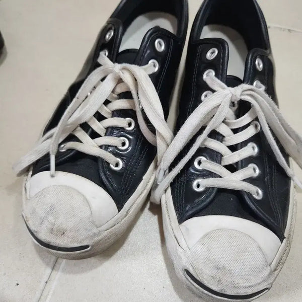 [BUNJANG] Converse Jack Purcell Leather Black (270) & Vans ComfyCush (275) / 컨버스 잭퍼셀 레더 블랙 270, 반스 컴피쿠시 275
