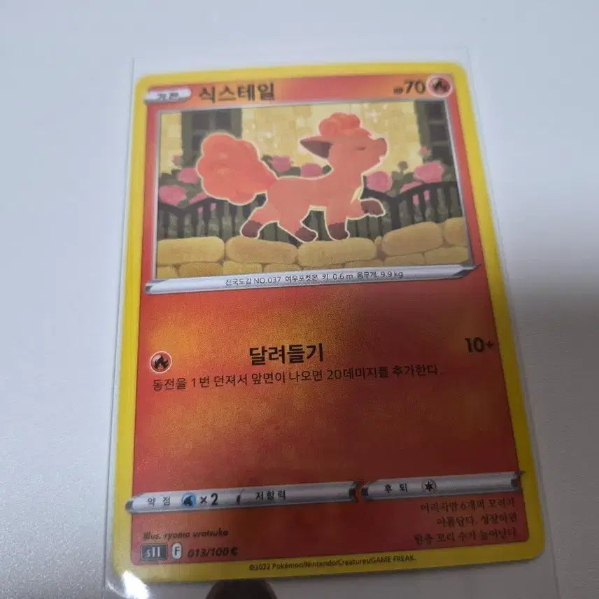 [BUNJANG] Pokemon Card Vulpix 013/100 / 포켓몬 카드 식스테일 013/100