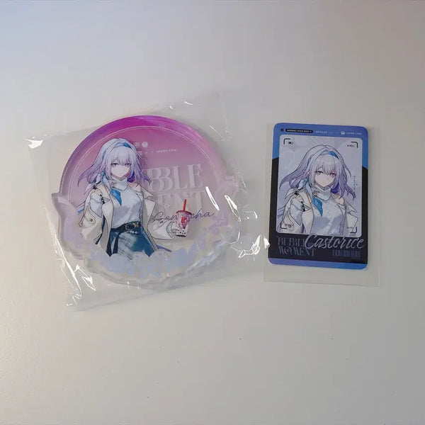 [BUNJANG] Honkai Star Rail Castoris Photocard Coaster / 붕괴 스타레일 공차 콜라보 카스토리스 포카 코스터
