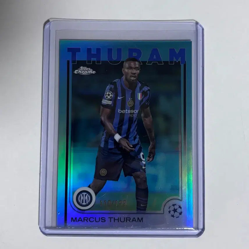 [BUNJANG] Inter Milan Marcus Thuram Limited Edition Soccer Card / 인터밀란 마커스 튀람 199한정 축구 카드
