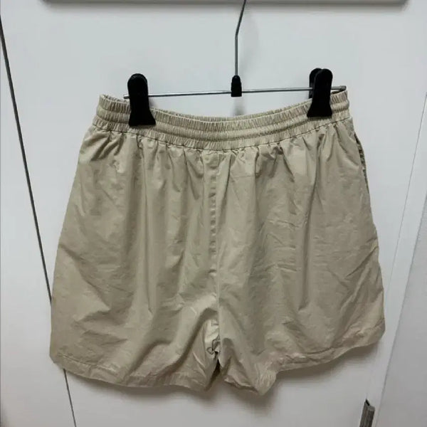 [BUNJANG] Kinder Salmon Beige Banding Shorts / 킨더살몬 베이지 밴딩쇼츠 :)