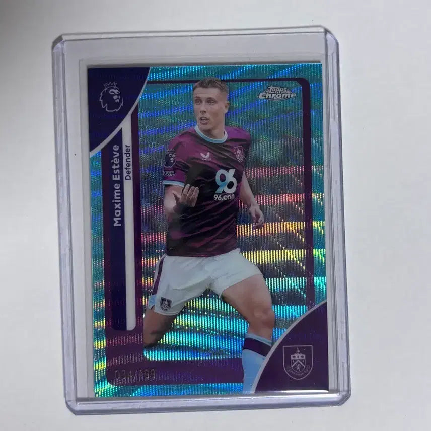 [BUNJANG] Burnley Esteve Limited Edition 199 Soccer Card / 번리 에스테브 199한정 축구 카드