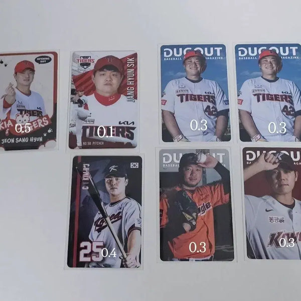[BUNJANG] Baseball Player Photocard / kbo 야구포카 야구선수포카 더그아웃매거진포카 양도