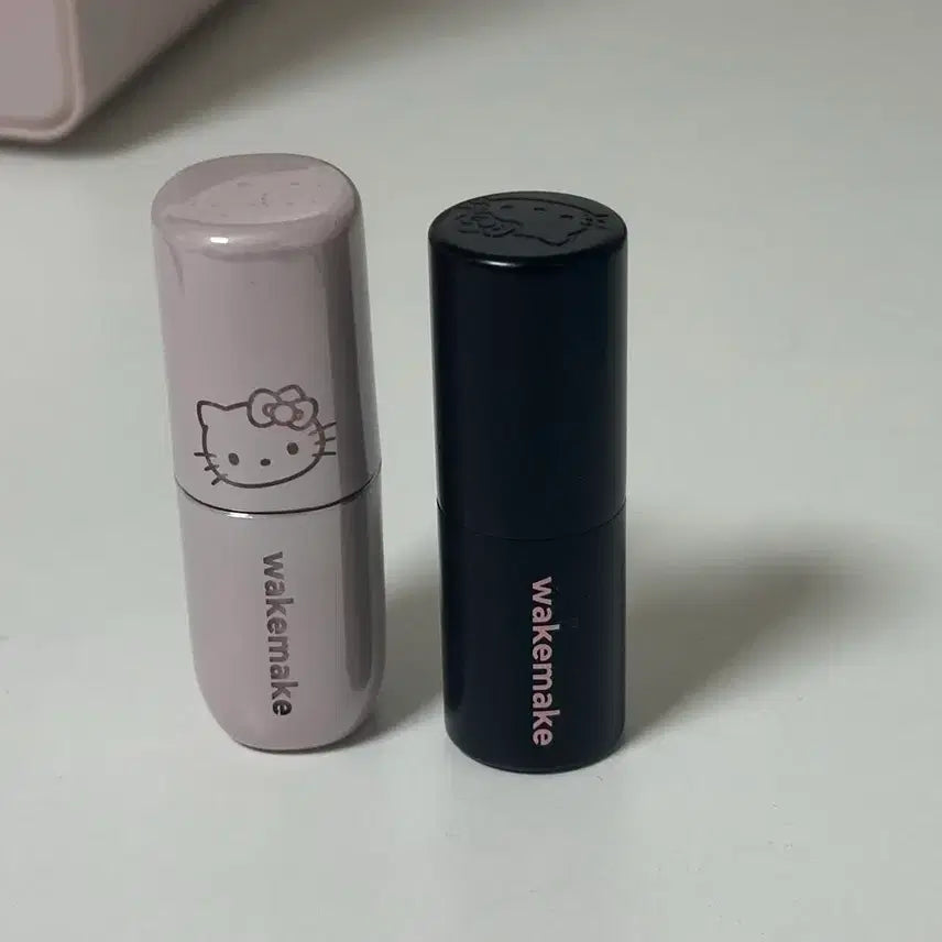 [BUNJANG] WAKEMAKE Kitty Tint Lipstick Bundle (Rebel Pink & Chase) / 웨이크메이크 키티 틴트 립스틱 일괄 레블핑크 체이스