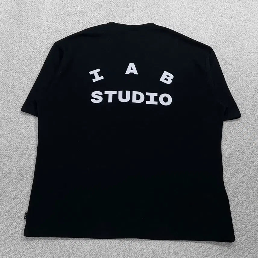 [BUNJANG] IAB STUDIO Spell Logo T-Shirt Black XL / 아이앱스튜디오 스펠 로고 반팔티 블랙