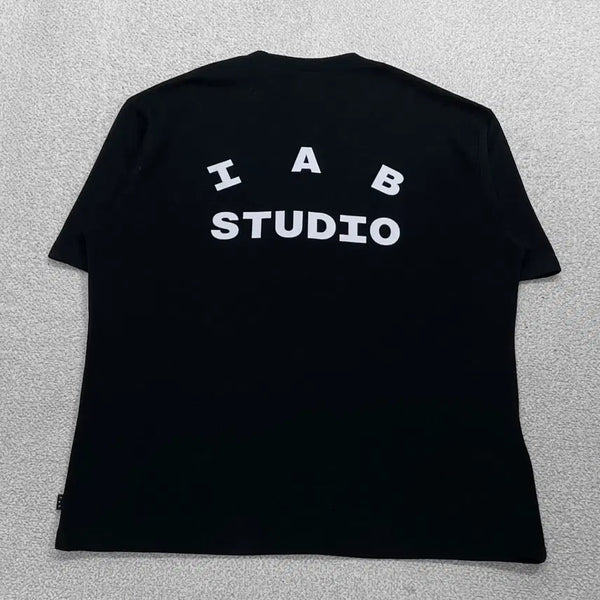 [BUNJANG] IAB STUDIO Spell Logo T-Shirt Black XL / 아이앱스튜디오 스펠 로고 반팔티 블랙