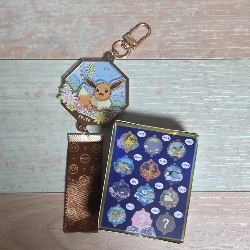 [BUNJANG] Pokemon Eevee Diorama 3D Keyring / 포켓몬스터 디오라마 입체키링 이브이