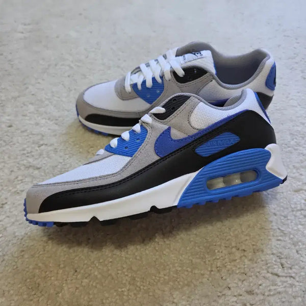 [BUNJANG] Nike Air Max 90 White/Blue/Black DM0029-122 / [미국 모델] 나이키 에어맥스 90 화이트/블루/블랙 DM0029-122