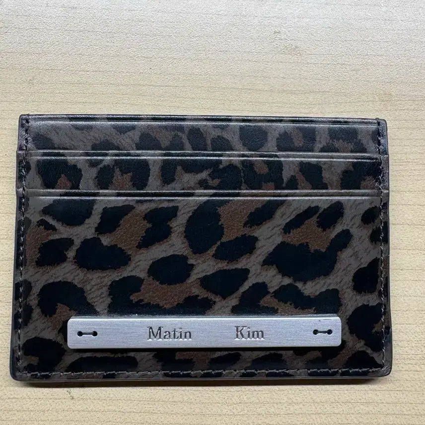 [BUNJANG] Matin Kim Leopard Card Wallet / 마뗑킴 카드지갑 레오파드