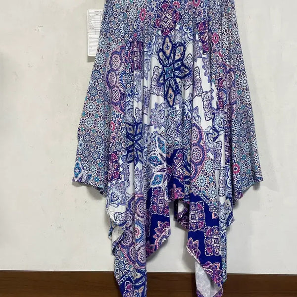 [BUNJANG] Chico's Asymmetrical Long Skirt / 택ㅇ특가새)N6711 CHICO'S 언발 롱 스커트.저지