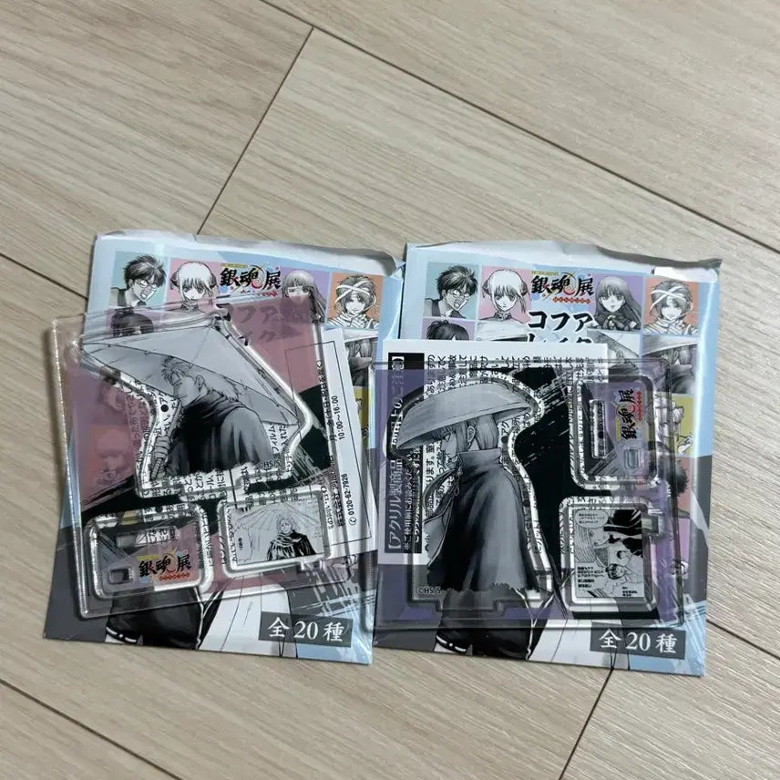 [BUNJANG] Gintama Original Art Exhibition Abuto Mutsu Yato Tribe Acrylic Stand / 은혼 원화전 아부토 무츠 아크릴 야토족