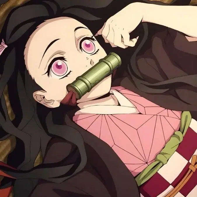 [BUNJANG] Demon Slayer Nezuko Full Cosplay Set (Excluding Shoes) - Size S / 귀멸의 칼날 네즈코 신발 제외 올풀셋 2.0