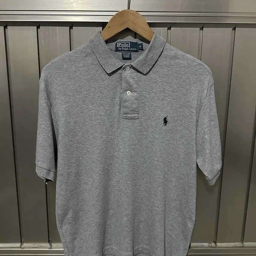[BUNJANG] Polo Ralph Lauren Classic Polo PK Short Sleeve T-Shirt / 폴로 랄프로렌 그레이 헤더 클래식 폴로 pk 반팔 티셔츠