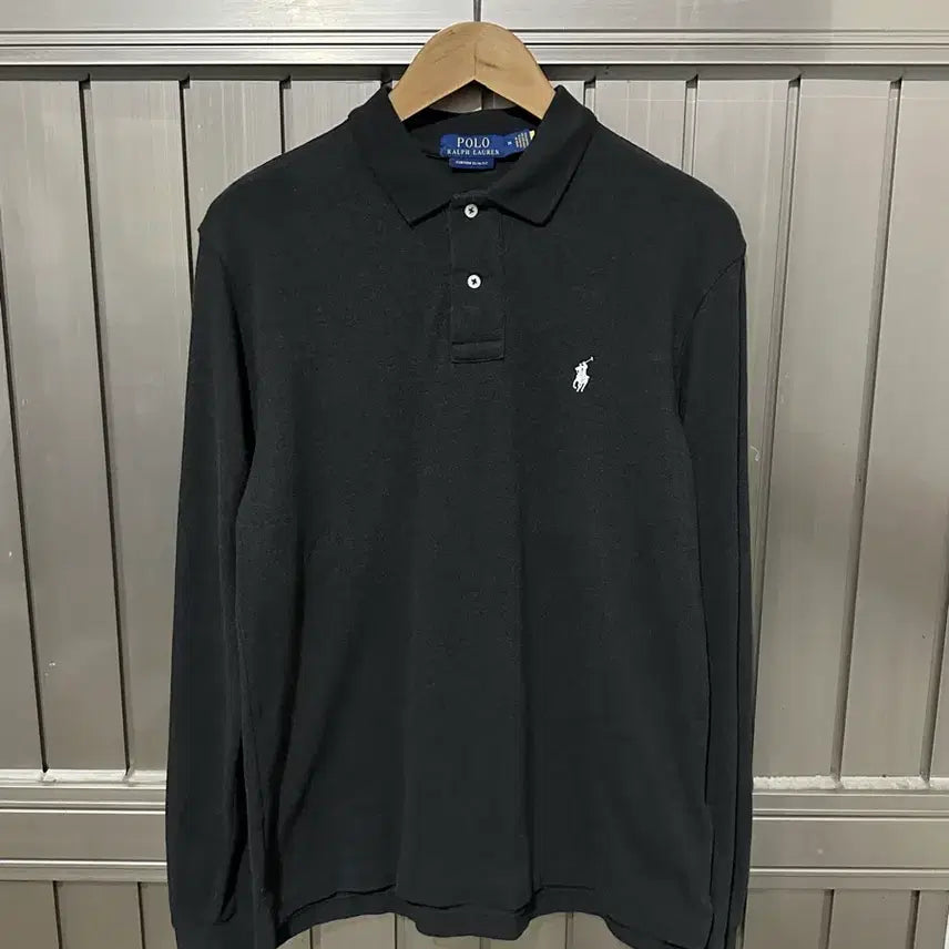 [BUNJANG] Polo Ralph Lauren Custom Slim Fit Long Sleeve Polo T-Shirt / 폴로 랄프로렌 슬림핏 롱슬리브 폴로 pk 긴팔 티셔츠