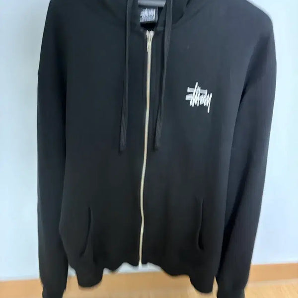 [BUNJANG] Stussy Black Hoodie Zip-Up / STUSSY 후드집업 블랙