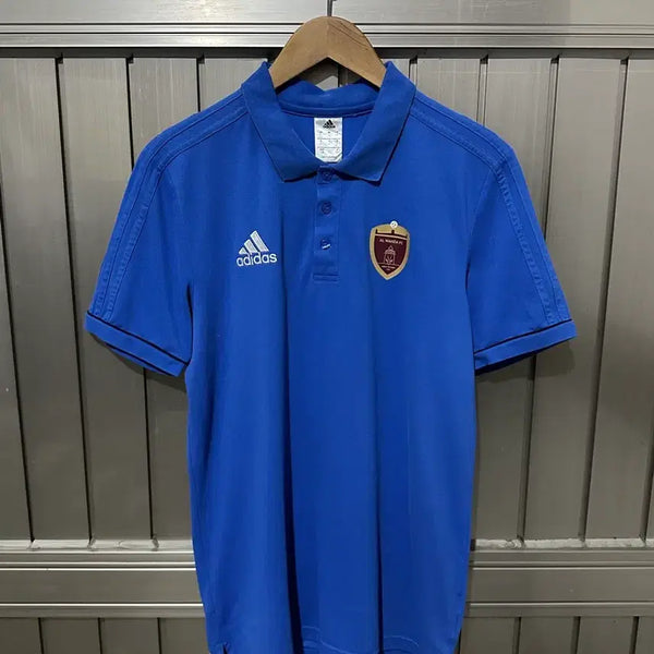 [BUNJANG] Adidas x Al Wahda FC Blue PK T-Shirt / 아디다스 x 알 와흐다 FC 블루 pk 반팔 티셔츠