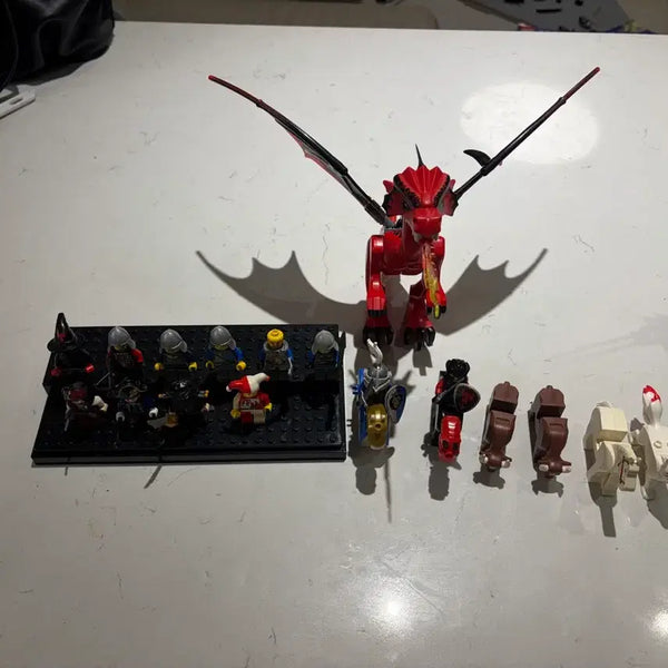 [BUNJANG] LEGO Castle Pirates of the Caribbean Figures & Dragon Animal Bundle / 레고 캐슬 캐리비안해적 피규어 및 용 동물 일괄