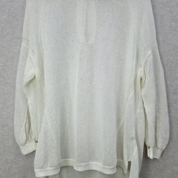 [BUNJANG] Lanvin Collection Sheer Knit Blouse / 한섬 랑방컬렉션 시스루 니트 블라우스 LANVIN COLLECTION