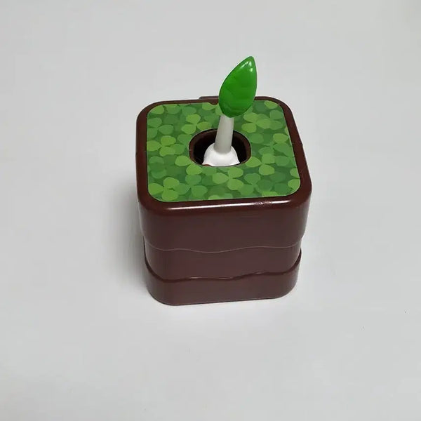 [BUNJANG] Pikmin Flower Pot Figure Keychain White / 피크민 화분 뽑기 피규어 키링 하양