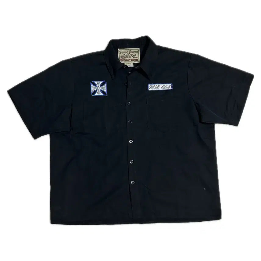 [BUNJANG] West Coast Choppers Patchwork Work Shirt / West Coast Choppers 워크 셔츠 L