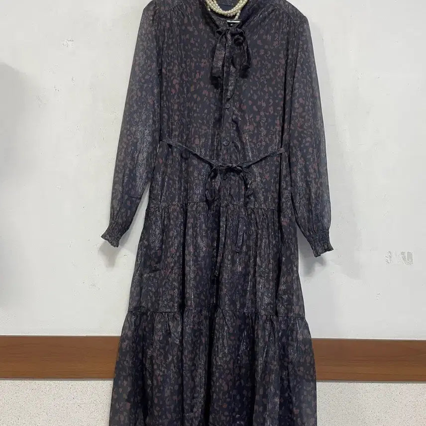 [BUNJANG] Georges Rech Chiffon Long Dress / 특가새)N6715 georges rech 쉬폰 롱 원피스.오간자느낌