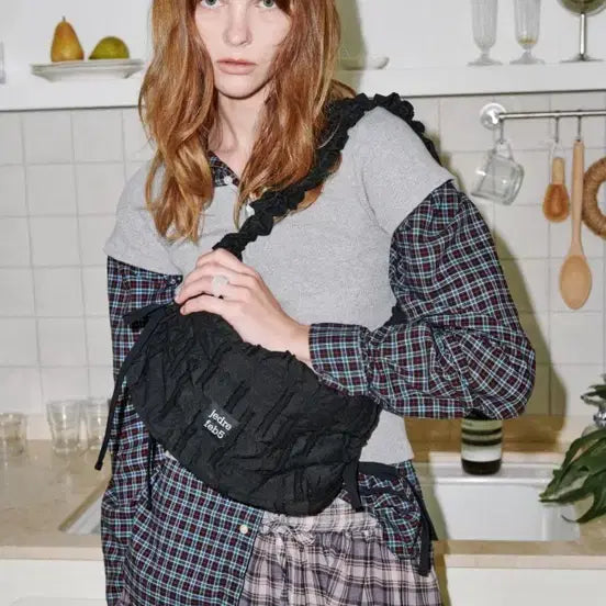 [BUNJANG] Zadig & Voltaire Zadig Le Pech 5 Puffer Butterly Bag Small Black / 제드레페브5 푸퍼 버터플레이백 스몰