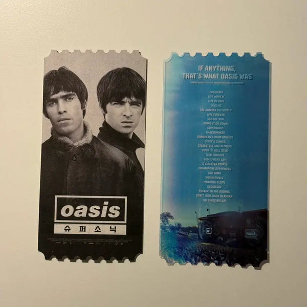 [BUNJANG] Oasis: Supersonic Megabox Original Ticket / 영화 오아시스 슈퍼소닉) 메가박스 오리지널 티켓