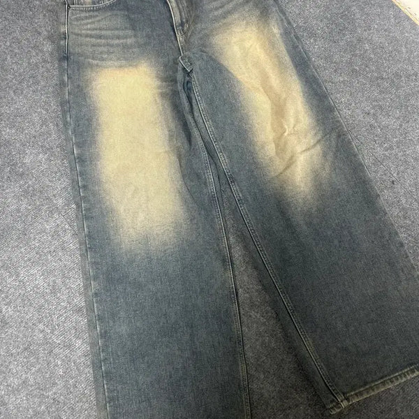 [BUNJANG] Millionkor Wide Denim Pants / 밀리언코르 와이드 데님팬츠