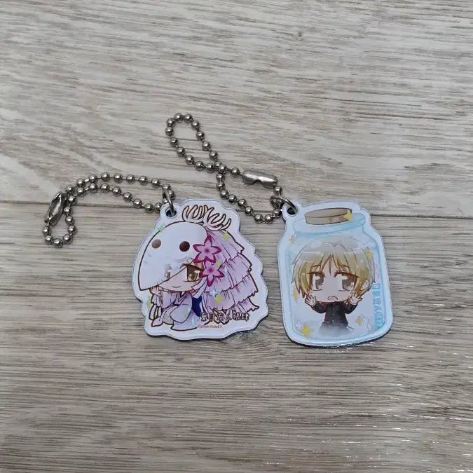 [BUNJANG] Natsume's Book of Friends Unofficial Goods Keychain Set / 급전) 나츠메 우인장 비공굿 키링