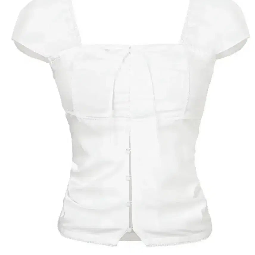 [BUNJANG] Your Shirring Blouse White / 포어링 유어 셔링 블라우스 화이트 your shirring blouse