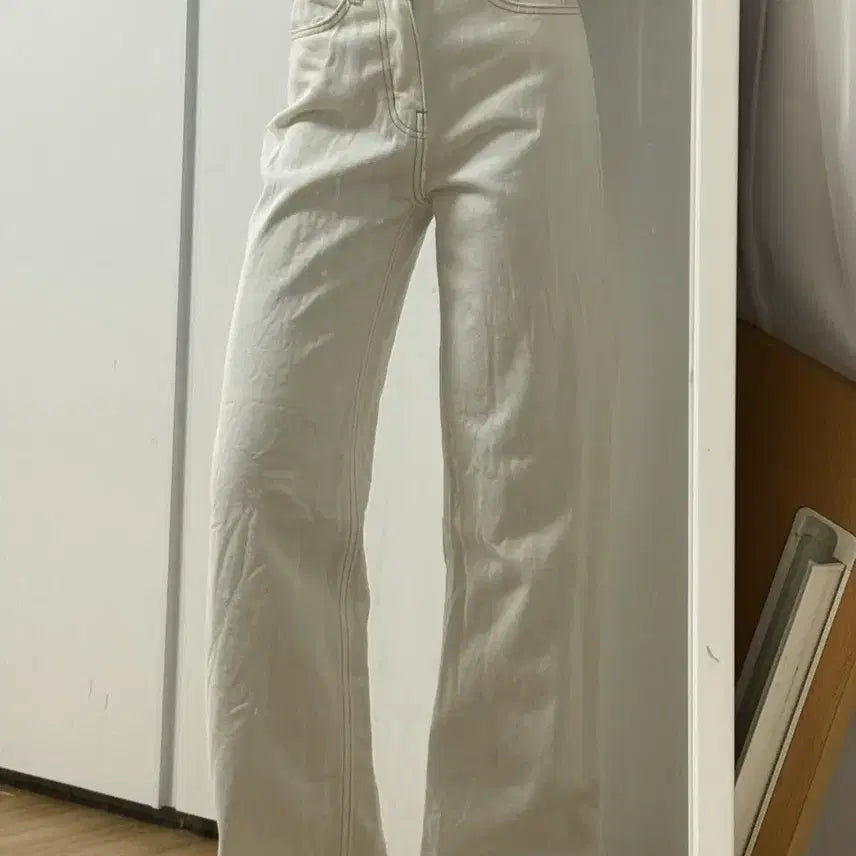 [BUNJANG] Ablie White Pants / 에이블리 흰색 바지