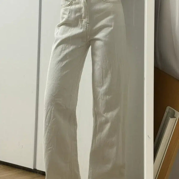 [BUNJANG] Ablie White Pants / 에이블리 흰색 바지